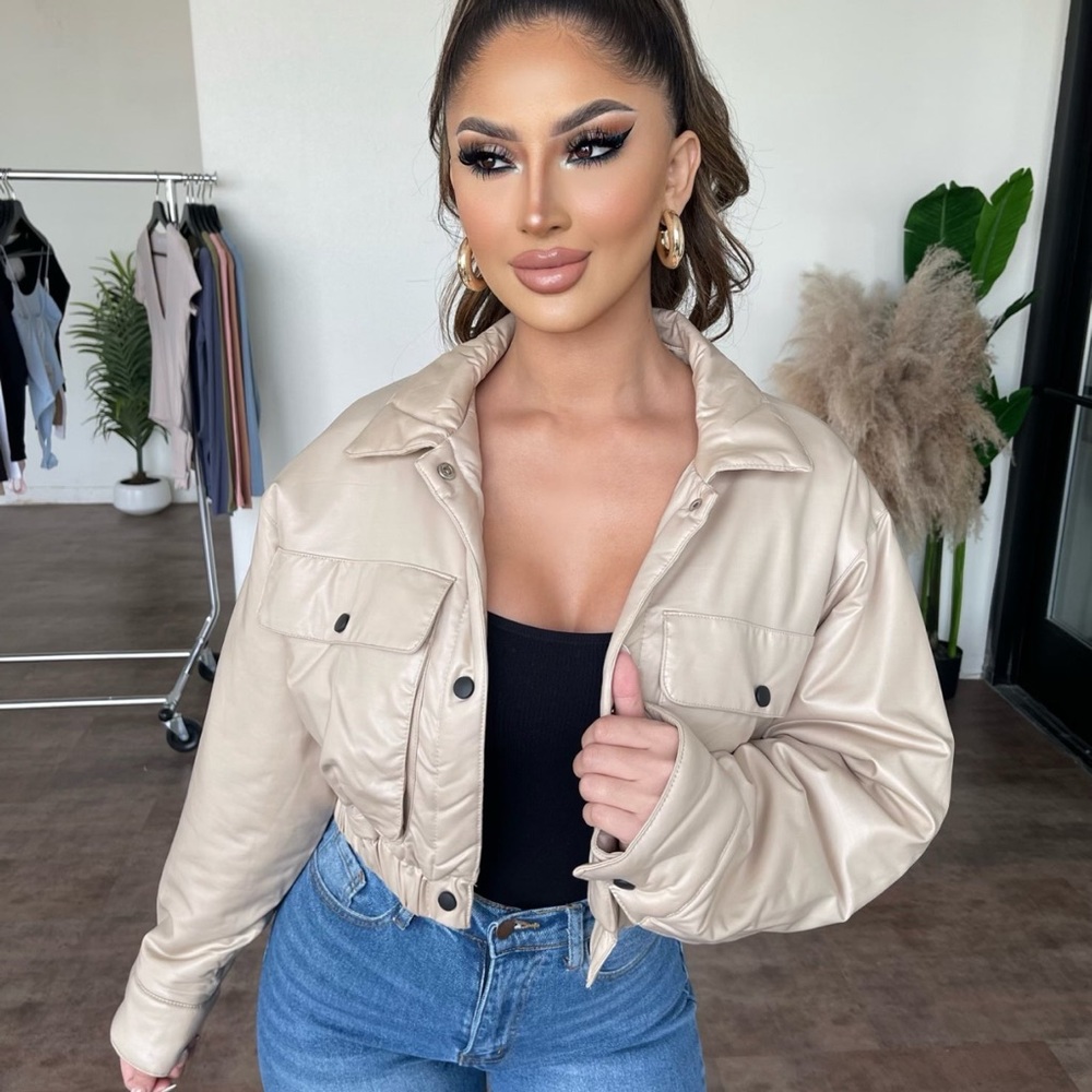 Leather Bomber Jacket